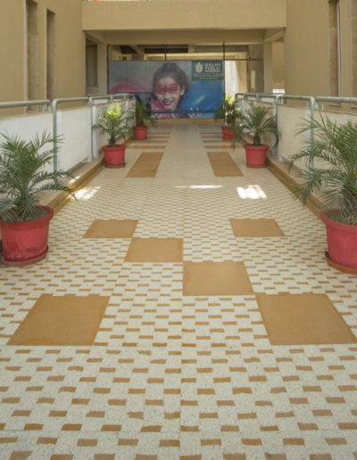 TAPPETTO TILES- CORRIDOR, DELHI PUBLIC SCHOOL, FARIDABAD