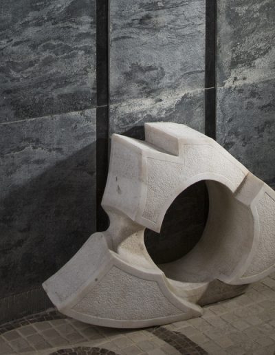 POLISHED AMETHYST STONE WALL, NITCO STUDIO